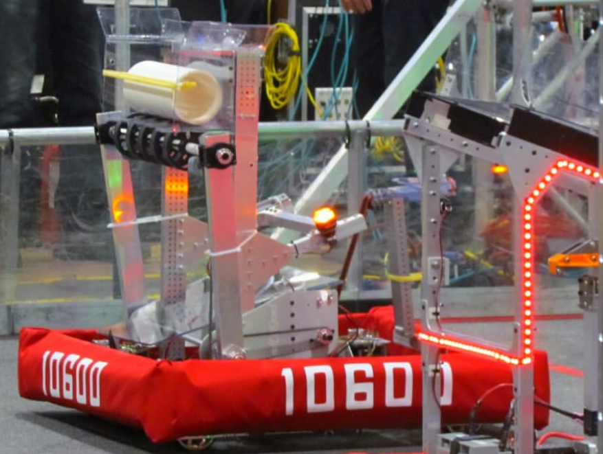 Robot mechanism close-up